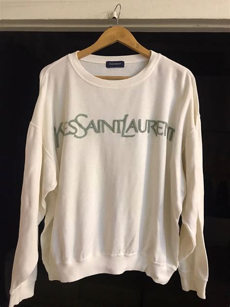 fake yves saint laurent sweatshirt|saint laurent cashmere sweater.